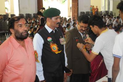 विचक्षण जैन विद्यापीठ, कुम्हारी में कारगिल विजय दिवस श्रद्धा, सम्मान एवं देशभक्ति के भाव के साथ मनाया गया।