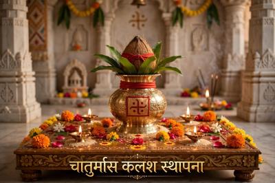 श्री आदिनाथ दिगम्बर जैन मंदिर बिलासपुर में रविवार को चातुर्मास कलश स्थापना।