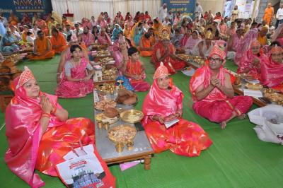 श्री दिगम्बर जैन बड़ा मंदिर में रक्षाबंधन वात्सल्य महामहोत्सव भक्तिभाव से संपन्न।