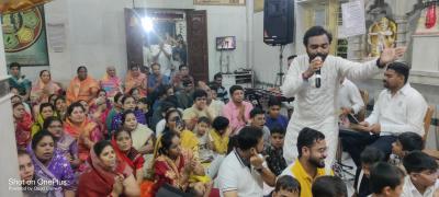 श्री सीमंधर स्वामी जैन मंदिर व दादाबाड़ी ट्रस्ट में दादागुरुदेव इक्तिसा जाप पूर्णाहुति महोत्सव में भजन सम्राट राहुल झाबक ने जमाया गुरुभक्ति का रंग।
